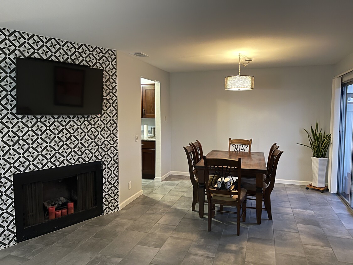 Dinning room and living room - 1232 S Cypress Ave