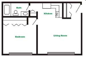Studio - Luna Village Apartments
