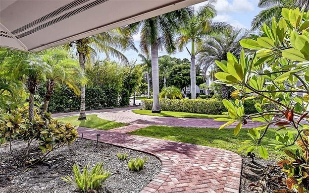 View from front door - 241 Bird Key Dr