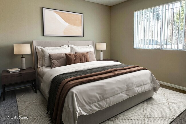 1 habitación, 1 baño - Dormitorio - Orange Terrace Apartments