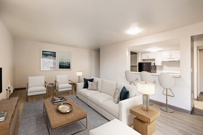 Vivienda de concepto abierto en Langley Square - Langley Square Apartments
