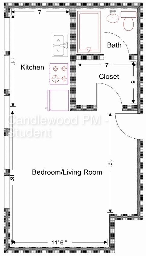 Foto del edificio - Studio Apartment Available September 1, 2019!