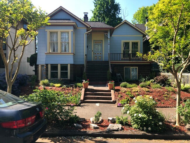 Springtime view - 30 NE Stanton St Townhome