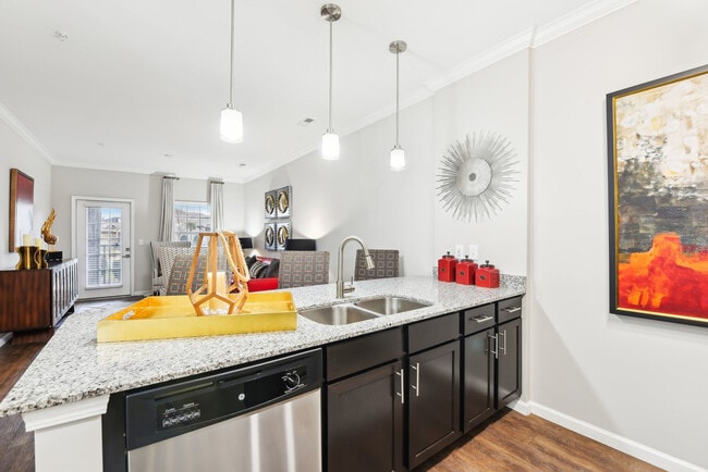 Kitchen | Synergy Floorplan 2 Bed 2 Bath 1096 sf - Carastone