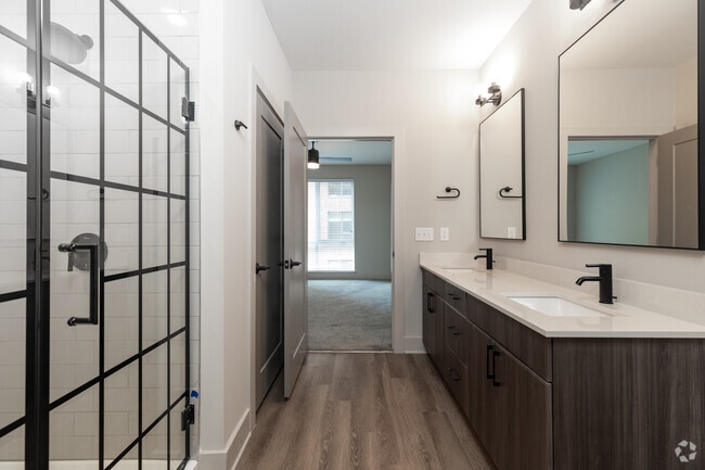 2BR, 2BA - First Bathroom - The Ramsey Apartments