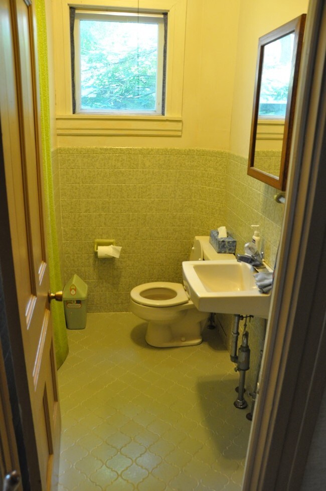Downstairs 1/2 bath - 107 Lake St
