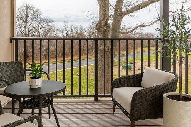 Balcony - Newpointe Apartments