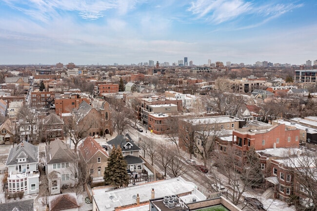 Aerial Photo - 3741-3743 N Damen Ave