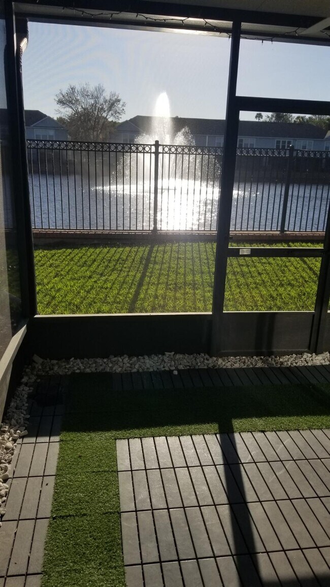 Rear Patio- Overview - 5204 Hawkstone Dr