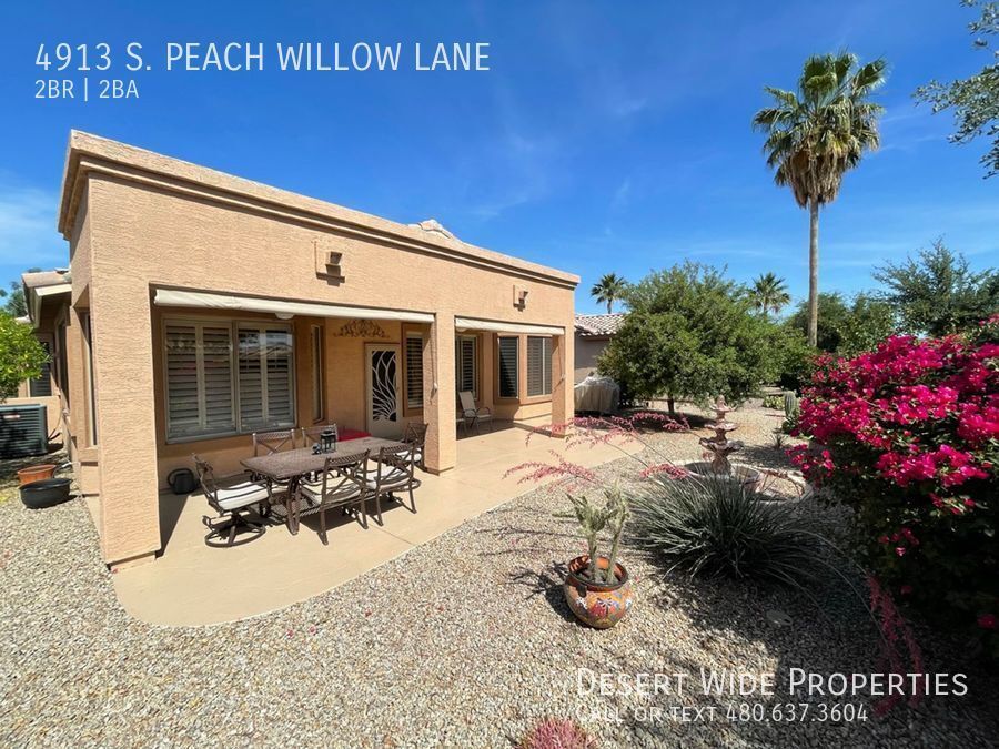 Beautiful Adult 55+ 2 Bed + Den House Rental in Gilbert, AZ
