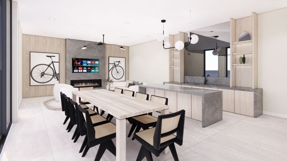 Sala de estar - Cauley Residences