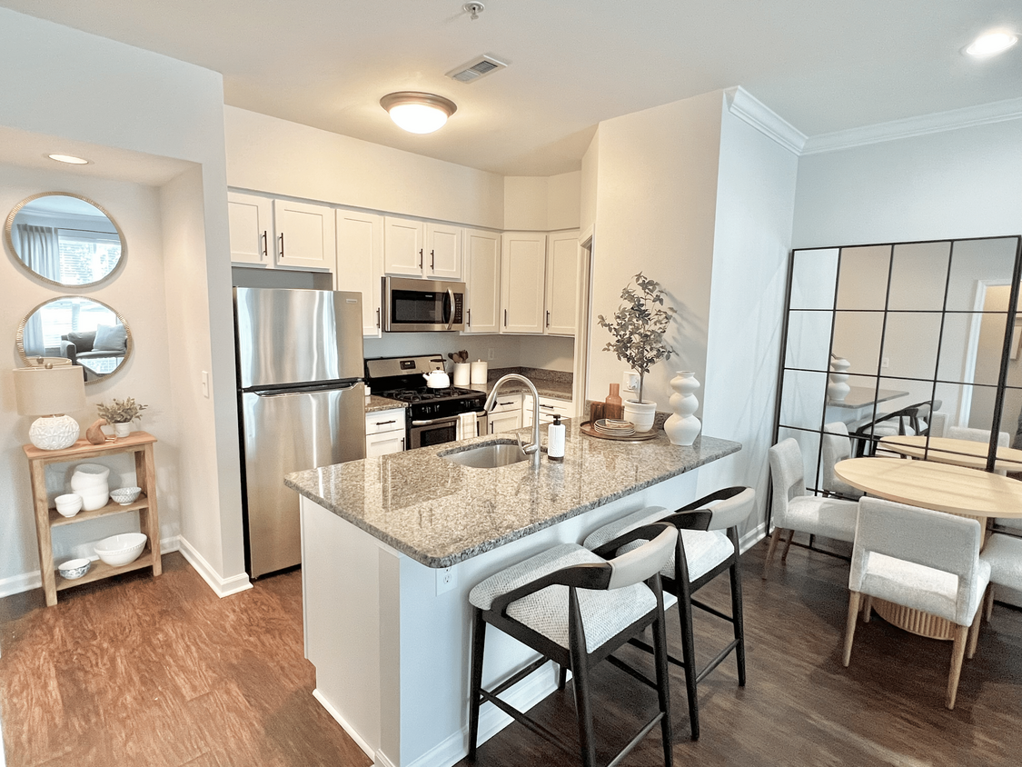 Cocina modelo - Brook View Apartment Homes