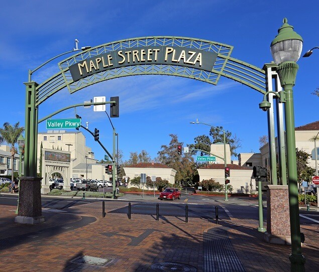 Maple Street Plaza, a pedestrian mall, hosts festivals and events