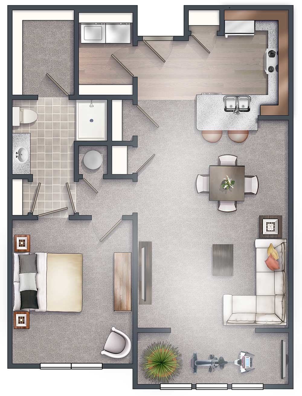 Traditions at Royalton Place - Seniors 55+ – 1 Bedroom w/Sunroom