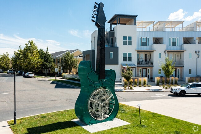 Many interesting sculptures can be found throughout South Jordan, UT.