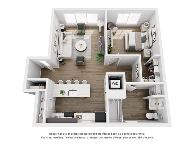 Interior Photo - ECOFlats at Log City