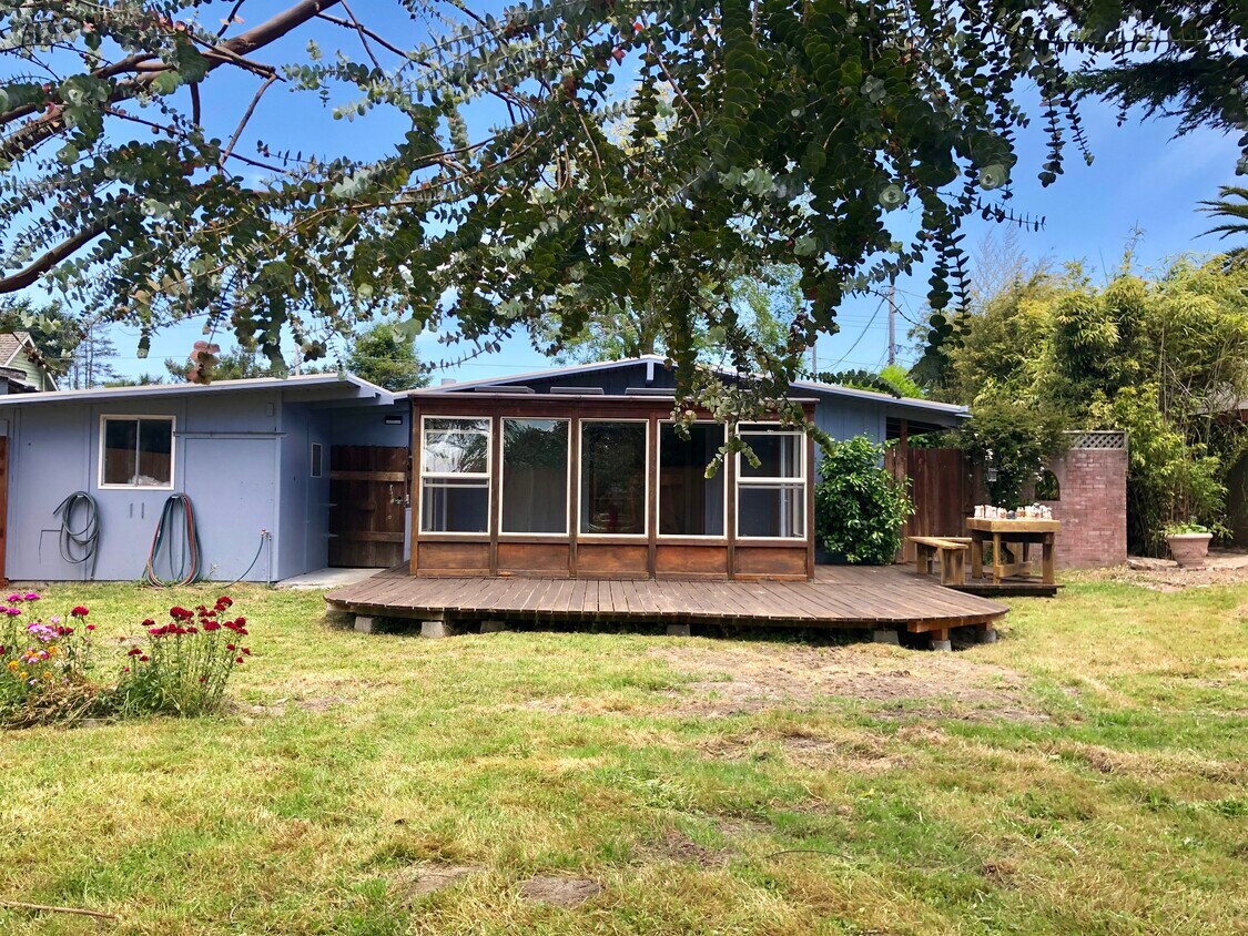 View of house from private backyard - 1225 Spear Ave