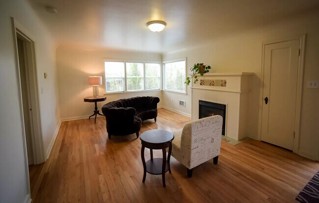 Living room w/ Gas Fireplace - 9202 17th Ave SW