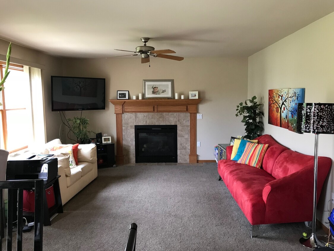 Main Living Area with Fireplace - 6952 Littlemore Dr
