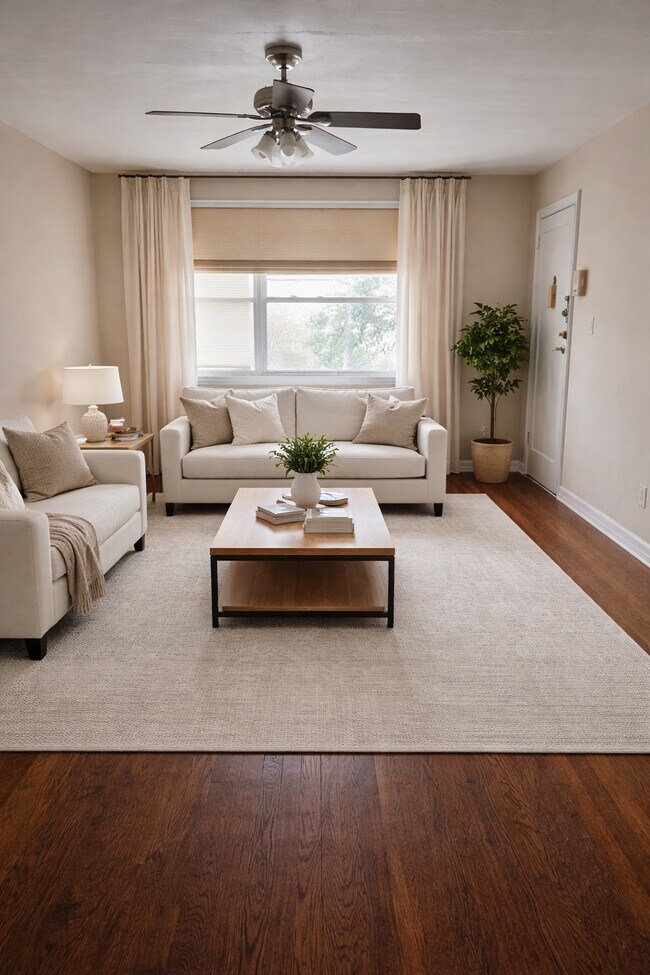 Sala de estar decorada virtualmente - 26-02 High St