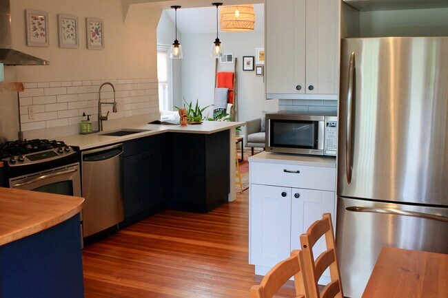 Fully renovated kitchen that opens to the living room - 30 Pearson Ave