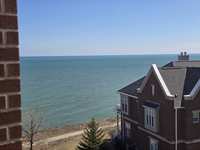 Lake Michigan view from Deck - 3872 S Lake Dr