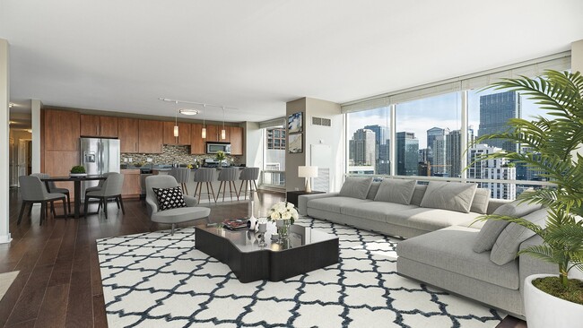 Enjoy spacious, open-concept, floor plans, perfect for relaxing or entertaining. - Flair Tower