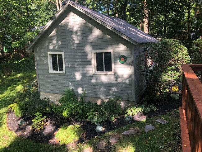 Shed for storing tools, sports equipment. - 11 Kellogg St