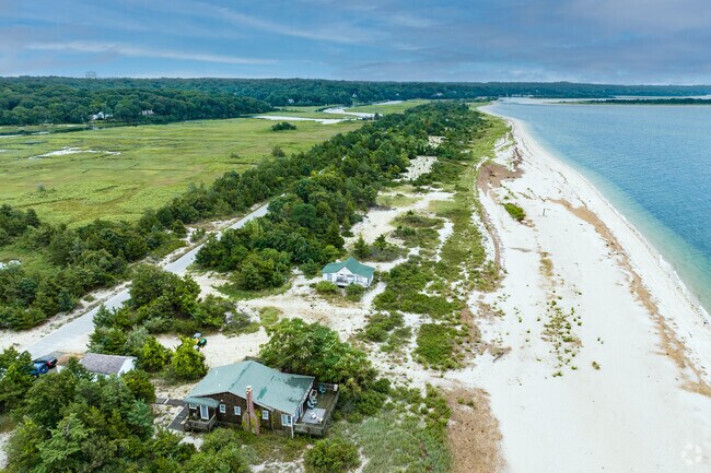 West Meadow Beach is at the foot of Stony Brook Harbor.