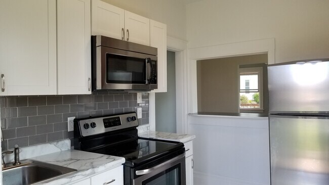 Kitchen with Stainless Steel Appliances - 1343 S 3rd St