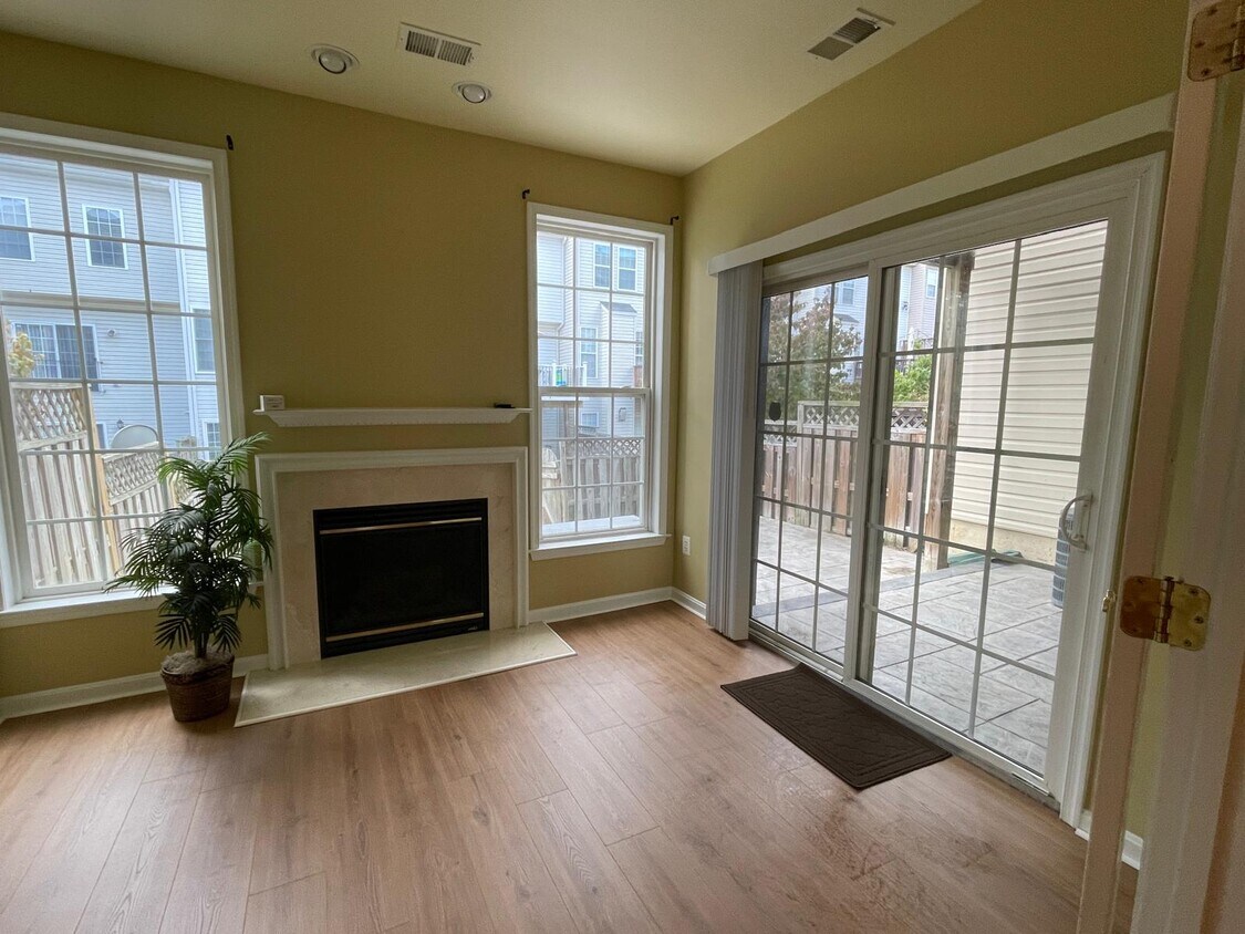 Basement fireplace - 25149 Sodalite Sq