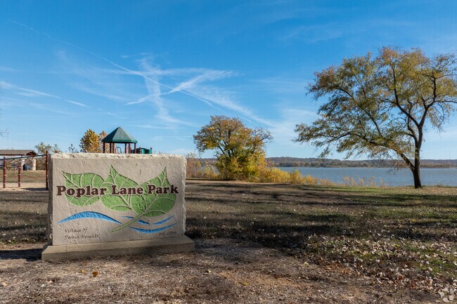 Enjoy a day by the lake at Poplar Lane Park.