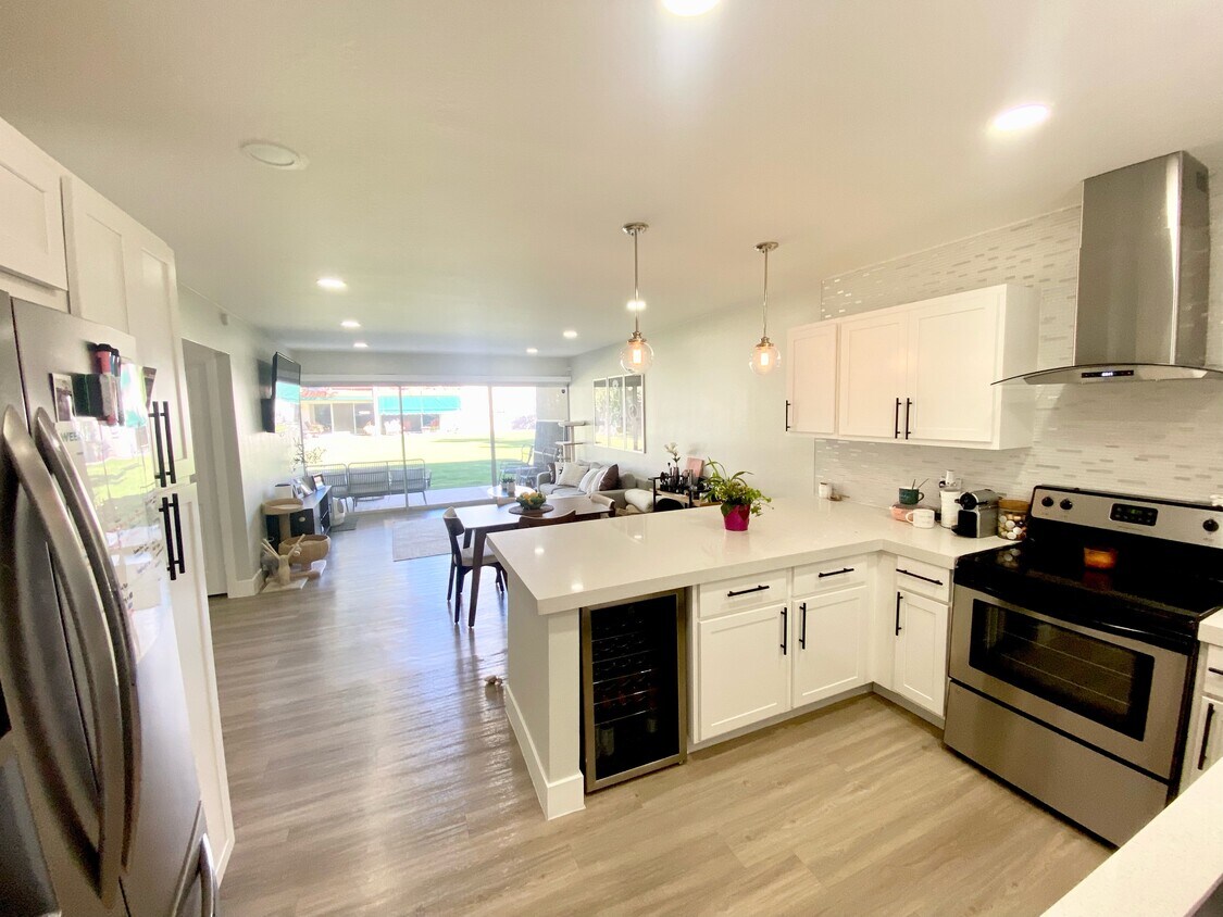 Kitchen and Living Space - 3737 E Turney Ave