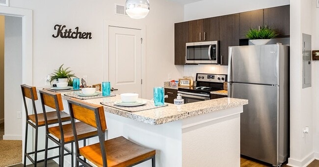 Kitchen-02-Halo-46-Tampa-12 - Halo 46:  Off-Campus Student Housing Apartments