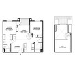 2 Bedroom, 2 Bath + Loft