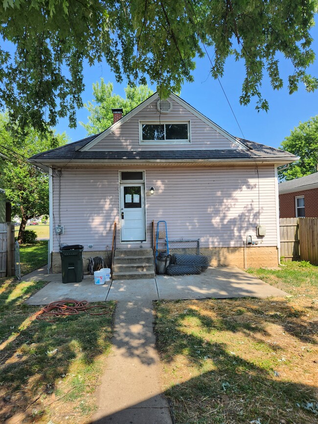 Back of house from garage - 2839 Benninghofen Ave