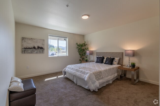 2BR, 2BA - 968SF - Primary Bedroom - Cherry Springs