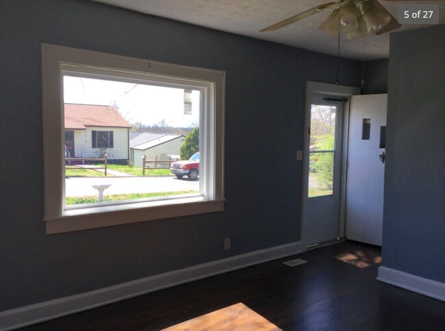 New big picture windows and refinished hardwood floors - 2523 Keystone Ave