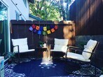 Private patio with seating. - 816 Carmen Dr