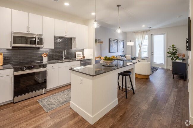 1BR,1BA-763SF-Kitchen - Alexan Pena Station