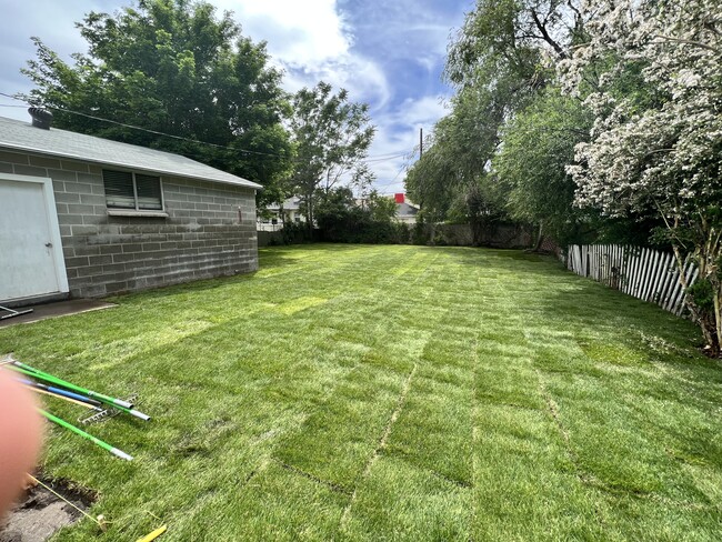 Newly landscaped huge backyard - 3182 S Imperial St