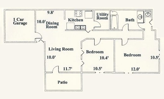 2BR/1BA - Beaver Creek Village