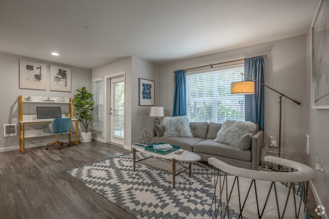 1BR, 1Ba - 659SF Living Room - Arya at Hedges Creek