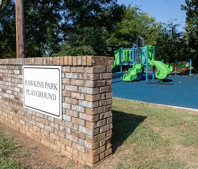 Those with children appreciate having Hawkins Park Playground in the neighborhood