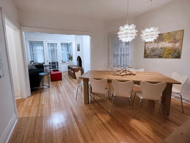Separate dining room convenient kitchen and living room can fit large table and furniture. - 2723 W Agatite Ave