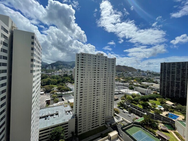 View from bedroom - 60 N Beretania St Apartment