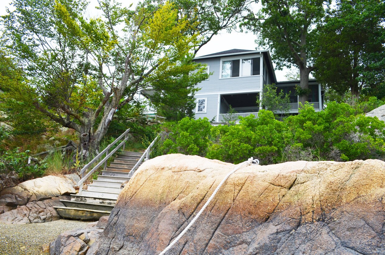 The house from the dock - 216 Atlantic Ave