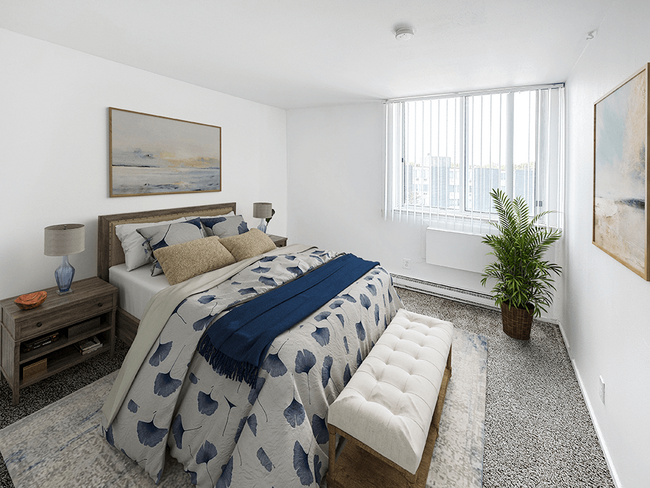 Bedroom with Natural Light - Westview Apartments