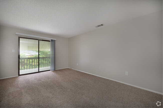 2BR, 1BA - 880SF - Living Room - Amelia Apartments and Townhomes