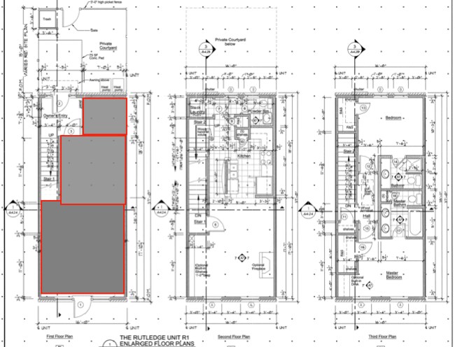 Plano de planta - 981 B Hackler Street